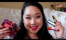 Drugstore Lip Product Review & Haul! (CoverGirl Jumbos, L'Oreal Lip Lacquers, Maybelline Vivids!)