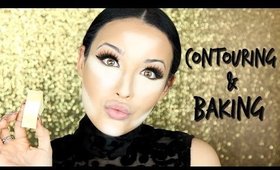 Cream Contour & Highlight + Baking Makeup Tutorial  | Tips & Tricks