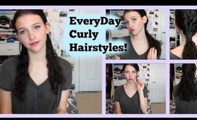 3 Everyday Curly HairStyles