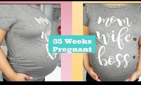 35 WEEKS PREGNANCY BUMP DATE - LABOR DELIVERY CLASS