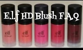 E.L.F HD Blushes F.A.Q