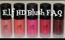 E.L.F HD Blushes F.A.Q