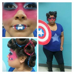 Look I did for our 4th of July competition