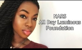 NARS All Day Luminous Weightless Foundation Demo + Review