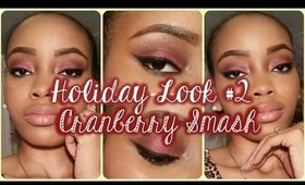 Holiday Look #2 | Cranberry Smash (Inglot Eyeshadows)