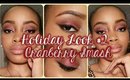 Holiday Look #2 | Cranberry Smash (Inglot Eyeshadows)
