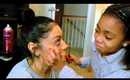 My 7yr old does my makeup!!