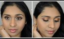 Simple Gold Eye Makeup with Juvia's Place Masquerade Mini Palette| Festive look 2017 | Deepikamakeup