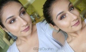 Get ready with me Trying NEW makeup ! Urban Decay all nighter foundation | Raji Osahn