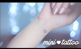 My First Tattoo! (Small Thin Heart on the Wrist)