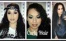 How I Style My Curly Hair | Janbeautary Day 18 | ChristineMUA