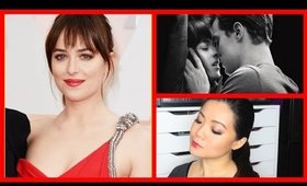 Fifty Shades Of Grey Dakota Johnson Oscars Makeup Tutorial