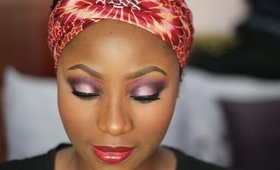 ANKARA INSPIRED MAKEUP TUTORIAL : #1