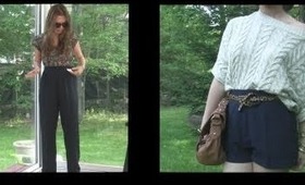 Thrifty Fix: DIY Pants to Shorts