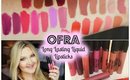 ★WORTH IT?: OFRA LONG LASTING LIQUID LIPSTICKS | LIP SWATCHES + REVIEW★