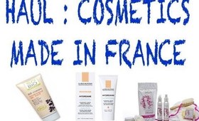 Haul : cosmetics made in France