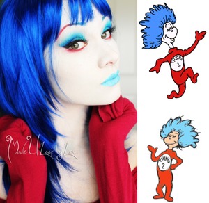 This is a look done with only the original Dr. Seuss character drawing as reference. There are NO makeup looks out there like it.. If this look is replicated, I please ask for credit to be given where credit is due for the concept. I do ask that the video to NOT be replicated. I have had my tutorials REPEATED on other youtube channels, and I ask that it not be done. Alexys Fleming ©