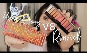 RIMMEL SPICE PALETTE  VS NAKED HEAT | Is It a Dupe?