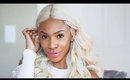Long Lost Video! How I Glue Down My Blonde Frontal Wig REAL QUICK ▸ VICKYLOGAN