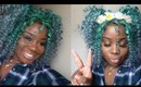 ♡ Green & Sliver Color + Style Coachella Ready hair tutorial ft Yolissa hair