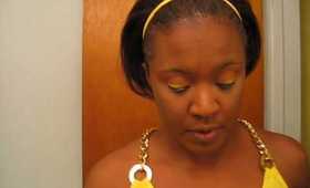 Bright Yellow & Orange Makeup Tutorial