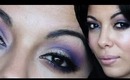 Purple Glitter: Prom Makeup Tutorial w/ BH COSMETICS 120 Color Palette