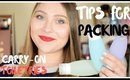 How to Pack Toiletries for a Carry-on Only | Travel Packing Tips