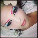 easter colorful makeup