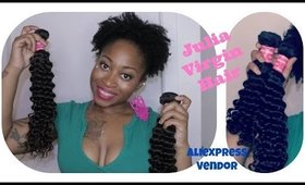 Julia Virgin Hair Brazilian Curly Fresh Out The Box Review | #SamoreLove