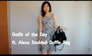 Outfit of the Day ft. Alexa Studded Duffle Bag from Baginc
