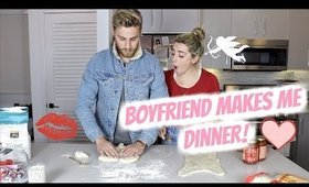 VLOG 4 | ATTEMPTING TO MAKE VALENTINE'S DINNER! | Lauren Elizabeth