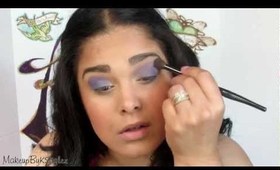 Purple Smoky Eye Makeup Tutorial