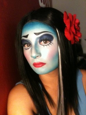Corpes bride makeup by me I did for Halloween last year (: