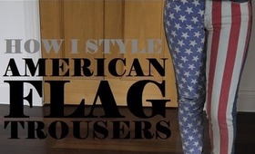 How I Style: American Flag Jeans