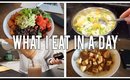 WHAT I EAT IN A DAY / HAVREGRØT, TACOBOWL & SUPPE (VEGGIE)