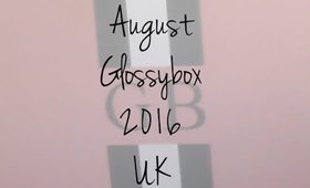 Glossybox August 2016 UK - 5th Anniversary Box