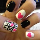 Valentines Day Inspired Nail Art