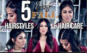 5 Easy Fall Hairstyles & Haircare