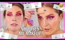Instagram Followers PICK MY MAKEUP! 😓 this was so stressful