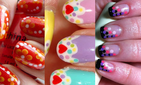 Cute Nail Inspiration: Polka Dots!