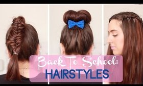 Back To School HAIRSTYLES | Quick and easy | Laura Black