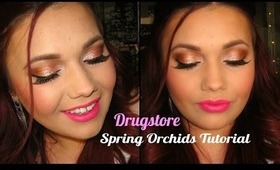 Drugstore Spring Orchids Tutorial