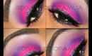 Collaboration look with mzkk24!! Hot Pink & Purple HOT COMBO!!!