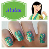 Mulan Inspired Nails 