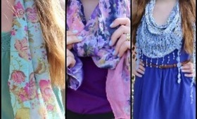 Styling Spring Scarves! A collab(: