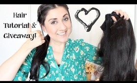 Easy Everyday Updo + Extension Giveaway!!