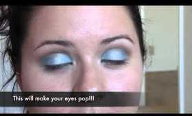 Summer blues: Makeup tutorial