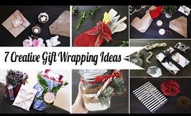 7 Creative Gift Wrapping ideas - Super Easy | ANNEORSHINE