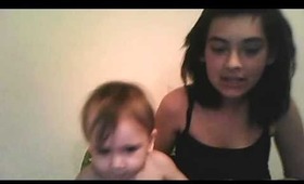 Baby brother talking