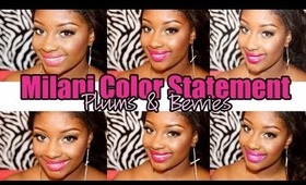 Milani Color Statement Lipsticks | Plums & Berries (Lip Swatches).